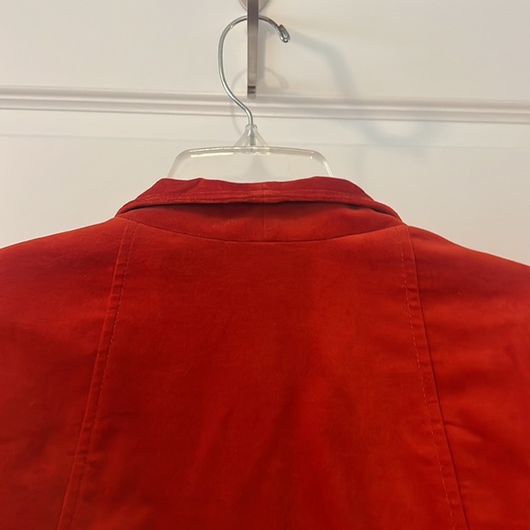 Talbots peplum blazer 24W plus size Red-Orange jacket button work wear  business - Picture 5 of 14